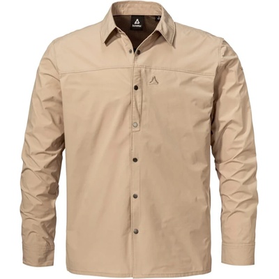 Schöffel Мъжка риза с копчета Schöffel Shirt Style Maghera Shirt - Brandon Beige - размер 56 (EU) (033-3058-0116)