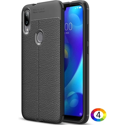Xiaomi Mi Play Удароустойчив Litchi Skin Калъф и Протектор