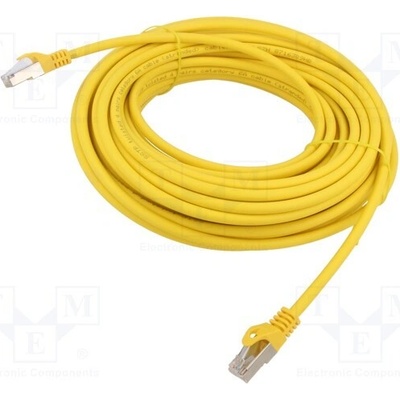 Gembird PP6A-LSZHCU-Y-20M Patch S/FTP Cat 6a RJ45 vidlice z obou stran lanko Cu