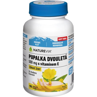 NatureVia Pupalka dvojročná + vitamin E 90 kapsúl