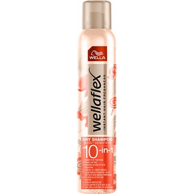 Wellaflex Sweet Sensation Suchý šampon na vlasy 10v1 180 ml