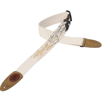 Levy's Nature Cotton Yellow Bird Колан за китара (MSSC8U-002)