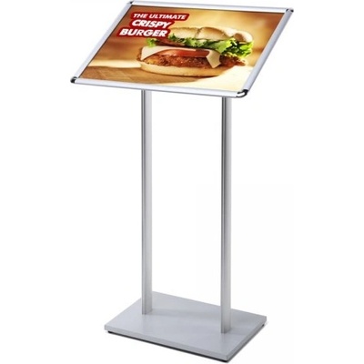 Jansen Display Menuboard s klaprámem A2, oblý roh, profil 25 mm