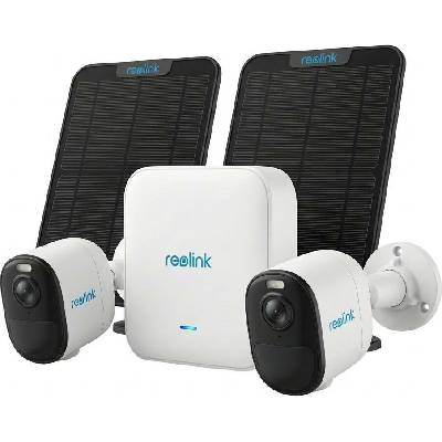 REOLINK Home Hub 2x Argus Series B350 + 2x Solar Panel
