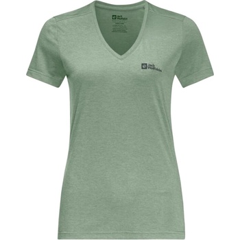 Jack Wolfskin Дамска тениска Jack Wolfskin Crosstrail T-Shirt Ladies - Eucalyptus