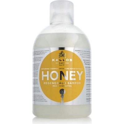 Kallos Honey regeneračný šampón na vlasy 1000 ml