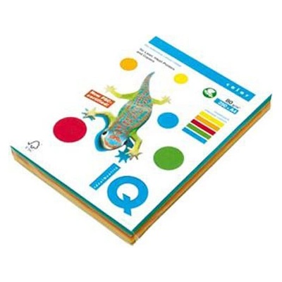 IQ color farebný papier Mix A4 80 gr 250 hárkov Mix farieb past.