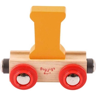 Bigjigs Rail Wagon Drevená vláčiková dráha písmeno I