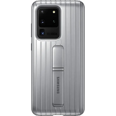 Samsung Galaxy S20 Ultra G988 5G Protective Standing cover silver (EF-RG988CSEGEU))