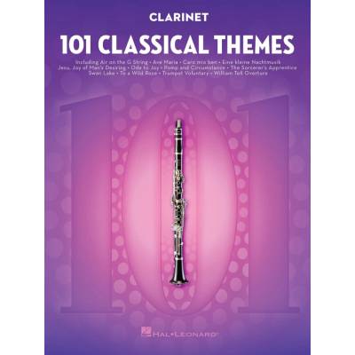 Hal Leonard 101 Classical Themes for Clarinet Noty