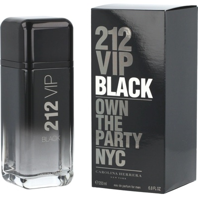 Carolina Herrera 212 VIP Men Black parfumovaná voda pánska 200 ml