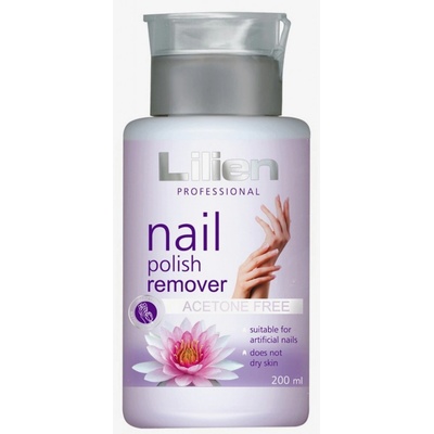 Lilien odlakovač bez acetonu s vůní leknínu pumpa 200 ml