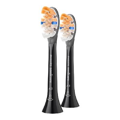 Глава за четка А3 Premium All-in-one Philips Sonicare HX9092/88, черен, 2 броя (A3 Premium All-in-one)