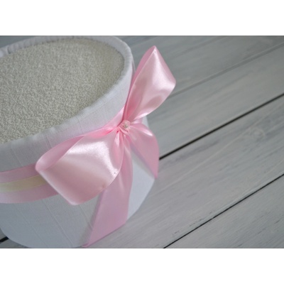 TortaNEtorta Mini plienková torta s hrkálkou Bábätko sa ešte nenarodilo Pre dievčatko Tetra plienka