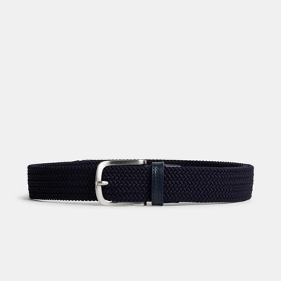 J.Lindeberg opasek Bernhard Elastic belt JL Navy