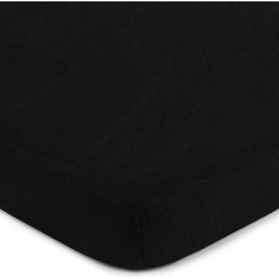 4Home jersey prestieradlo čierna 140x200