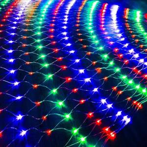  144 led мрежа 160 х 155 см. , многоцветна светлина lw-19