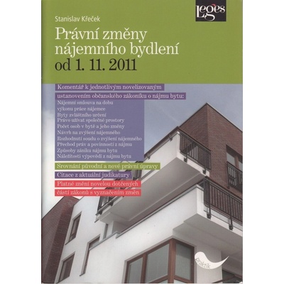 Právní změny nájemního bydlení od 1. 11. 2011 - Stanislav Křeček