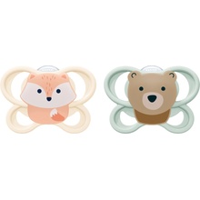 Nuk Cumlík Perfect Match Air Fox/Bear 2 ks