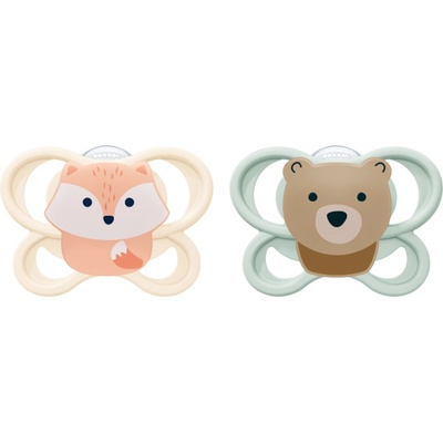 Nuk Cumlík Perfect Match Air Fox/Bear 2 ks