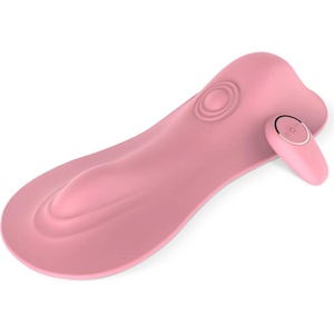 EasyToys Vibe Pad Tapping + Vibrating with Remote Control Pink