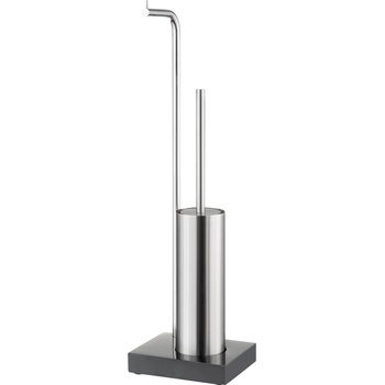 blomus Четка за тоалетна с държач за хартия Modo 67 см цвят стомана мат (65516)