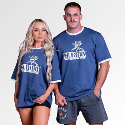 NEBBIA - ERA 28 Unisex triko z limitované edice 100 (blue) - XL