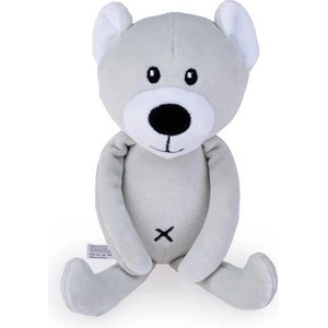 Balibazoo Мека играчка За Гушкане Teddy Bear светло сив 82004 (111066)