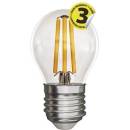 Emos LED žiarovka Filament Mini Globe 4W 35W E27 WW teplá biela 400 lm