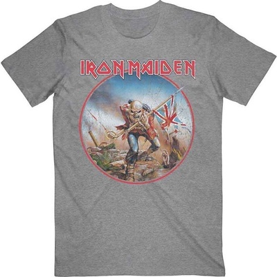 Iron Maiden Trooper Vintage Circle Grey L Риза (IMTEE68MG03)