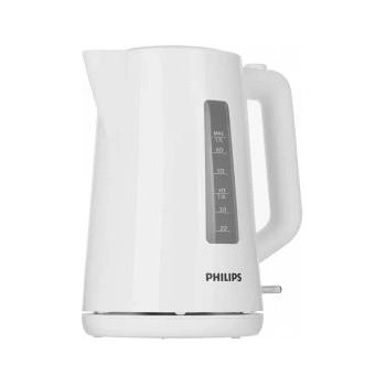 Philips Електрическа кана Philips HD9318/00, 1.7 л, Пластмаса, Светлинен индикатор, Бял