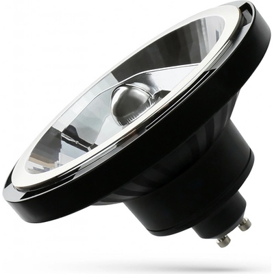 Wojnarowscy LED žiarovka AR111 GU10/12W/230V 4000K čierna 45° WJ0351