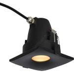 AZzardo AZ5392 - Лампа за вграждане в баня ROMOLO 1xGU10/50W/230V IP65 черен (AZ5392)