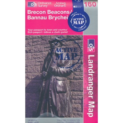 mapa Brecon Beacons 1:50 t. laminovaná
