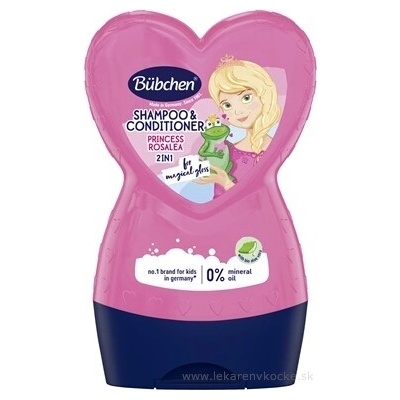 BUBCHEN KIDS SHP+KONDICIONÉR 2v1 PRINCEZNÍ ROSALEA 230 ml