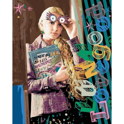 Zuty Malování Podle Čísel Plakát Lenka A Jinotaj Harry Potter 40 x 50 Cm Plátno 8596530240402