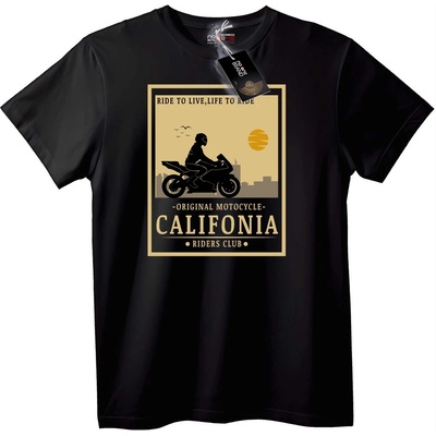 NOONEBRAND Тениска Клуб ездачи California - 2XL, White