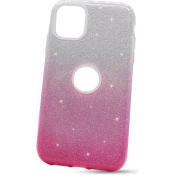 Shimmer 3in1 TPU iPhone 11 6.1 - strieborno-ružové