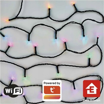 EMOS GoSmart LED vánoční řetěz 8 m venkovní i vnitřní RGB programy časovač wifi