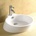 Inter Ceramic Порцеланов умивалник за баня 8129, бял за плот 54х39 см (icb 829)