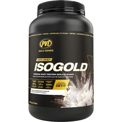 PVL / Pure Vita Labs IsoGold | Whey Protein Isolate [908 грама] Ванилов млечен шейк