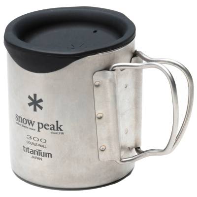 Аксесоар за готвене Snow peak Double Mug 300 Silicone Lid Lid - Black - размер One Size (532-2692-0111)