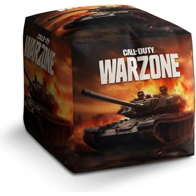 Sablio Taburet Cube Call of Duty Warzone - tank - 50x50x50 cm