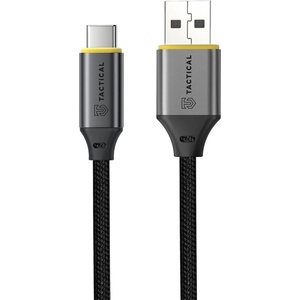 Tactical FAST ROPE ARAMID 2.0 кабел за данни USB - Type-C, 200 см, ЧЕРЕН 57983127948 (57983127948)