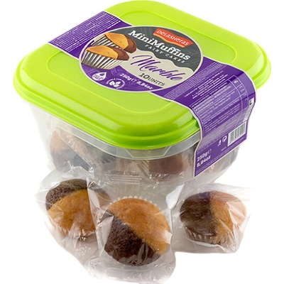 Delasheras Mini-muffiny s kakaovou príchuťou 250 g