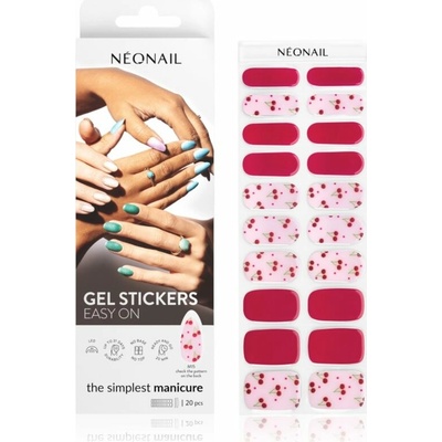 NeoNail Easy On Gel Stickers nálepky na nechty odtieň M15 20 ks