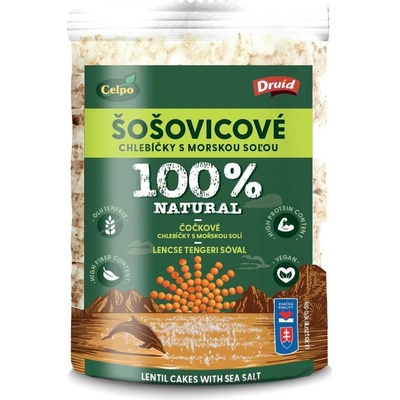 Druid Celozrnné extra jemné chlebíčky čočkové 90 g
