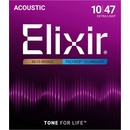 Elixir 010-047 Polyweb 80/20 Bronze Extra Light 11000