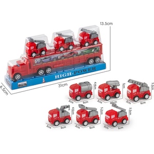 Armtoys ДЕТСКИ АВТОВОЗ С 3 ПОЖАРНИ КОЛИ В БЛИСТЕР 31 СМ - armtoys