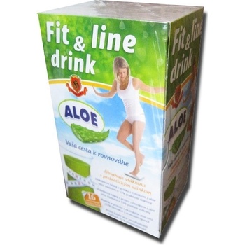 Fit and line drink Aloe Vera vlákninový nápoj 16 vreciek